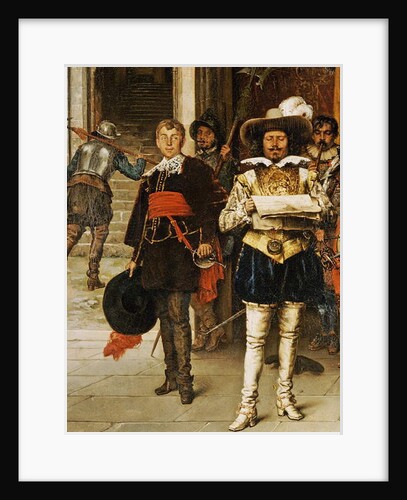 Musketeers of the King, 1885 by Adolphe Alexandre Lesrel