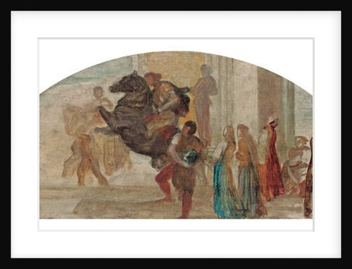 Composition Sketch for an Unexecuted Mural by George Frederic Watts