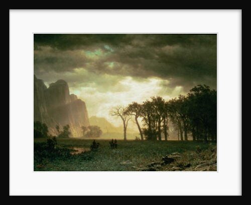 Passing Storm in Yosemite, 1865 by Albert Bierstadt