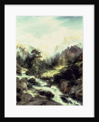 In the Teton Range, 1899 by Thomas Moran