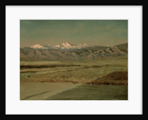 The Grand Tetons, Wyoming by Albert Bierstadt