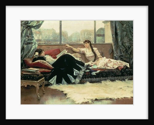 Sarah Bernhardt and Christine Nilsson 1883 by Julius Leblanc Stewart