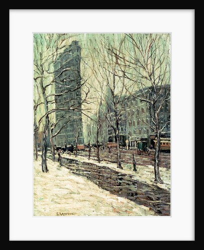 The Flatiron Building, New York, c.1903-05 by Ernest Lawson