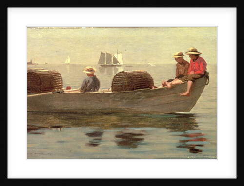 Three Boys in a Dory, 1873 by Winslow Homer