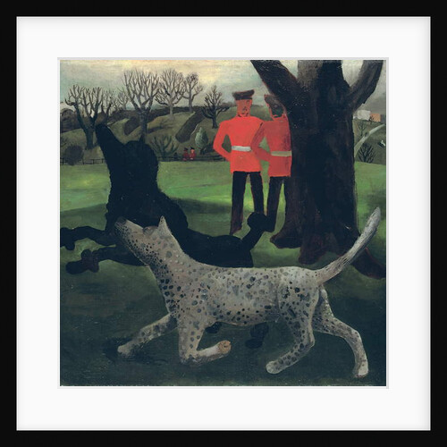 Dogs at Play, 1927 by Christopher Wood