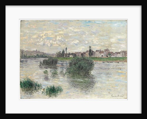 The Seine at Lavacourt, 1879 by Claude Monet