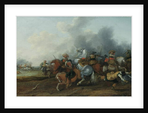 A cavalry skirmish, 1632 by Palamedes Palamedesz