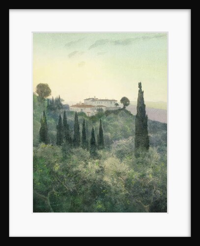 Villa Bocklin, Fiesole, 1897 by Carl Ernest von Stetten