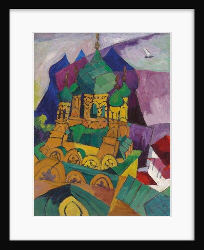 Church in Alupka, 1916 by Aristarkh Vasilievic Lentulov