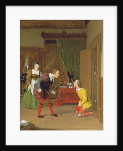 Dr Caius, Simple and Dame Quickly by Robert Walter Weir