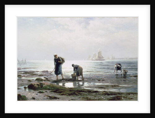 Oyster Gatherers, 1883 by Edward Moran