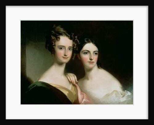 Portrait of Ellen and Mary McIlvaine, 1834 by Thomas Sully