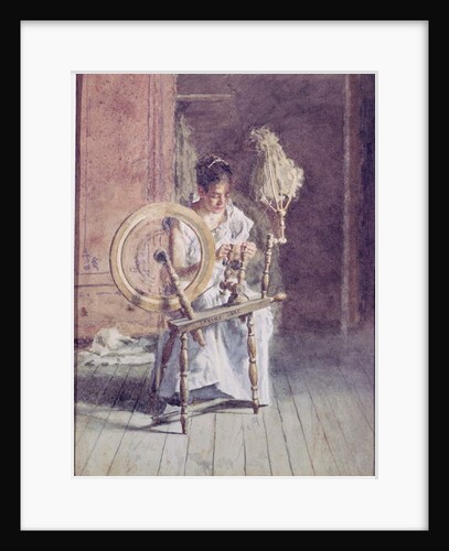 Spinning, 1881 by Thomas Cowperthwait Eakins