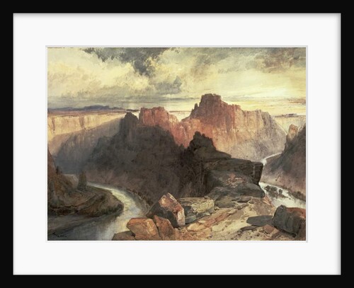 Summer, Amphitheatre, Colorado River, Utah Territory by Thomas Moran