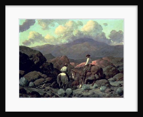 Into the Jackson Hole Country, 1937 by Frank Tenney Johnson