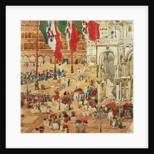 The Piazza of St. Marks, Venice by Maurice Brazil Prendergast