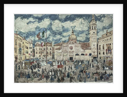 Campo Santa Maria Formosa, Venice, c.1898 by Maurice Brazil Prendergast