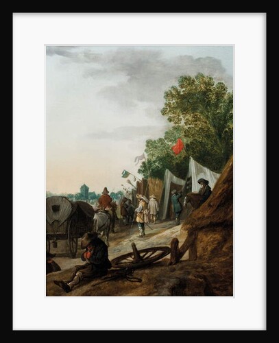 A military encampment by Palamedes Palamedesz