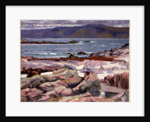 Sound of Iona, the Burg from the north shore by Francis Campbell Boileau Cadell