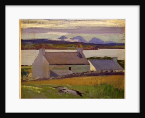 Nightfall, Iona, Paps of Jura beyond by Francis Campbell Boileau Cadell