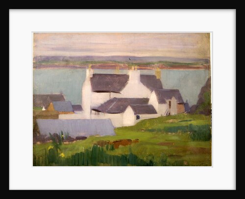 The Artist's Studio, Iona, from St. Columba Hotel by Francis Campbell Boileau Cadell