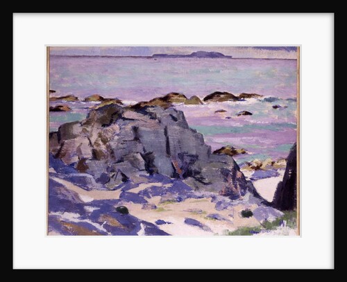 Lunga from above Mermaids, Iona by Francis Campbell Boileau Cadell