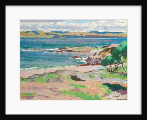 Ross of Mull from Traigh Mhor, Iona by Francis Campbell Boileau Cadell