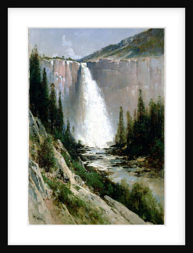 Bridal Veil Falls, Yosemite by Thomas Hill