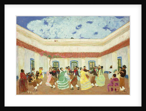 The Patio by Pedro Figari