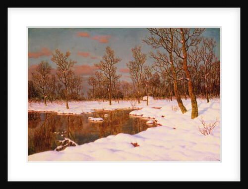 A November Evening by Ivan Fedorovich Choultse