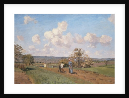 Spring, 1872 by Camille Pissarro