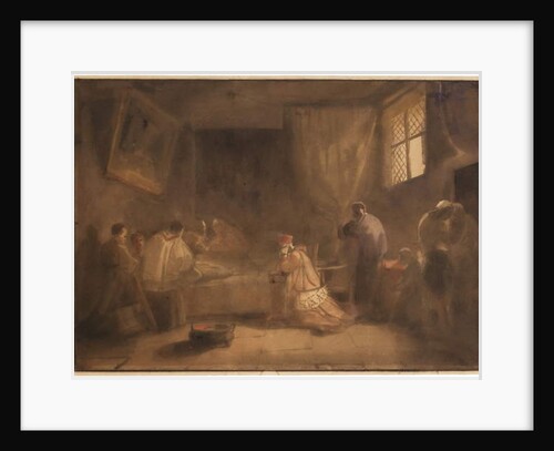 The Death of Poussin by Francois-Marius Granet
