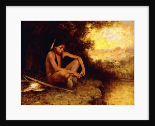 Young Hunter by a Stream by Eanger Irving Couse