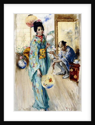 The Lady and Sada San by William Merritt Berger