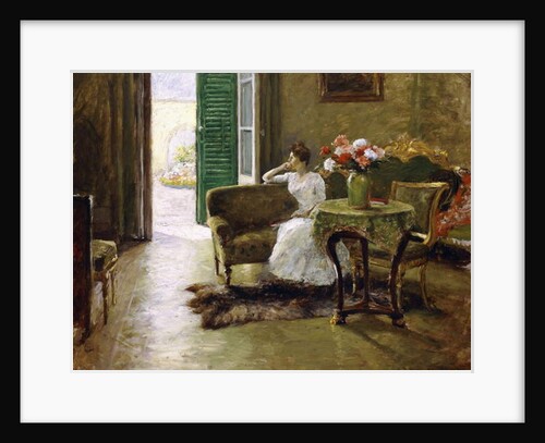 A Memory - In the Italian Villa by William Merritt Chase
