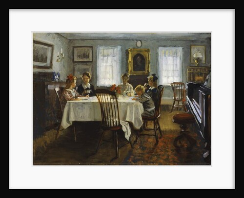 The Gilchrist Family at Breakfast, 1916 by William Wallace Gilchrist