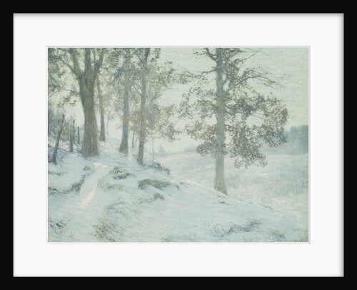 Lingering Oak Leaves by Walter Launt Palmer