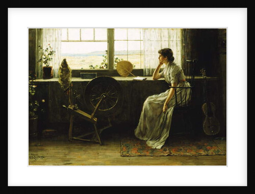 Waiting, 1885 by Clement Rollins Grant