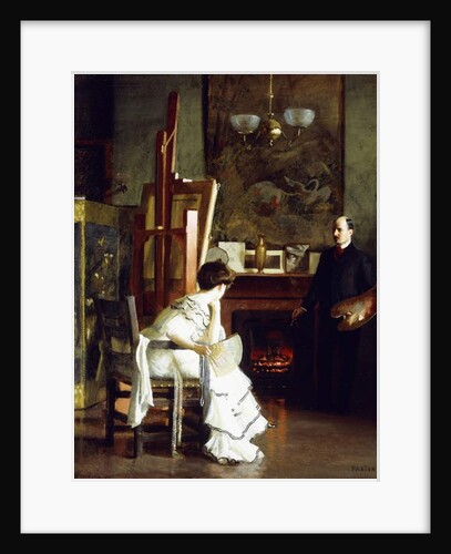In the Studio by William McGregor Paxton