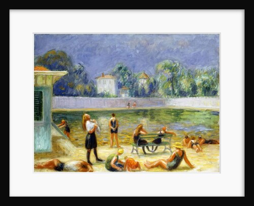 Outdoor Swimming Pool by William James Glackens
