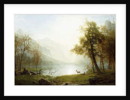 Valley in King's Canyon by Albert Bierstadt