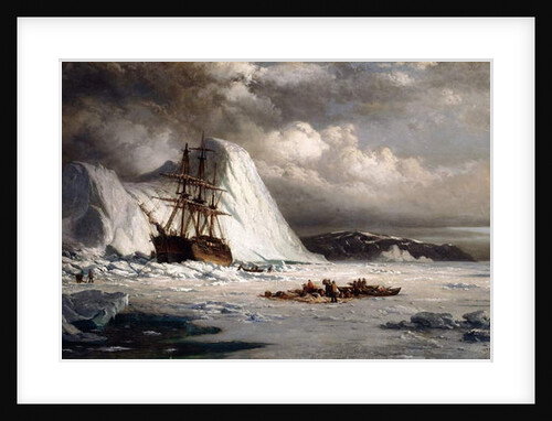 Icebound Ship by William Bradford