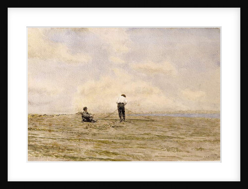 Mending the Net, 1882 by Thomas Cowperthwait Eakins