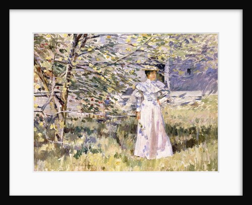 A Normandy Garden, October by Theodore Robinson