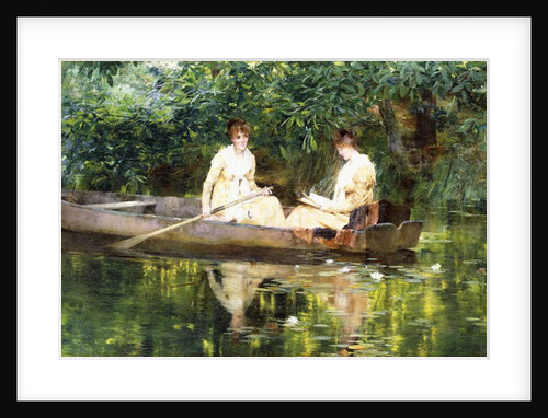 Women in a Rowboat by Francis Coates Jones