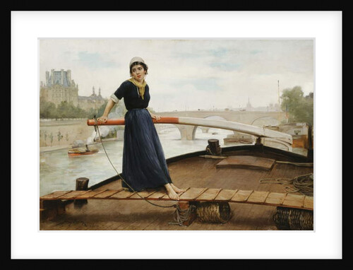 Along the Seine, 1879 by Henry Bacon