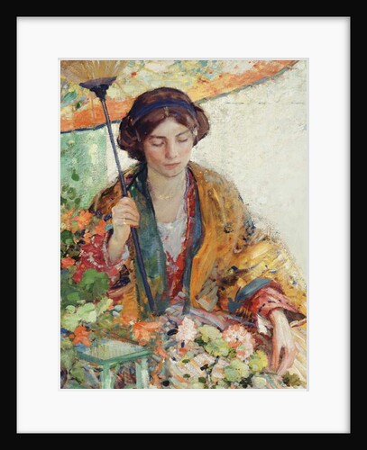 Woman with Parasol by Richard Emil Miller