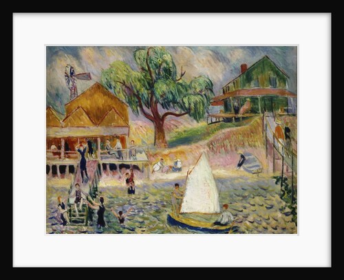 The Green Beach Cottage, Bellport, Long Island, c.1911-1916 by William James Glackens