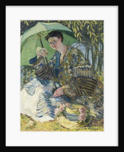 Lady with a Parasol, c.1905 by Frederick Carl Frieseke