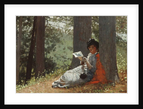 Girl Reading Under an Oak Tree, 1879 by Winslow Homer